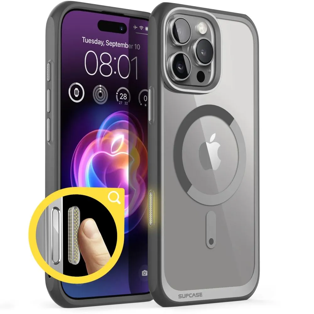 Apple iPhone 16 Pro dėklas pilkas SUPCASE UB MAG MAGSAFE