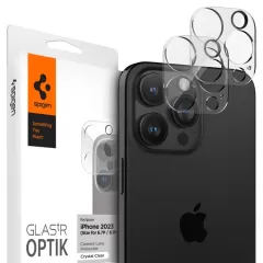 iPhone iPhone 16 Pro apsauginis stiklas SPIGEN OPTIK.TR CAMERA PROTECTOR 2-PACK Apple iPhone 16 Pro