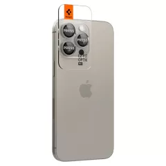 Apple iPhone 16 Pro apsauginis stiklas  SPIGEN OPTIK.TR ”EZ FIT” CAMERA PROTECTOR 2-PACK