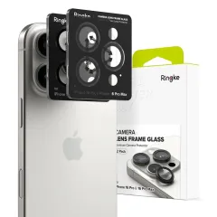 iPhone iPhone 16 Pro apsauginis stiklas RINGKE CAMERA FRAME PROTECTOR 2-PACK Apple iPhone 16 Pro
