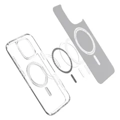 Apple iPhone 16 Pro suojakuori läpinäkyvä SPIGEN ULTRA HYBRID MAG MAGSAFE