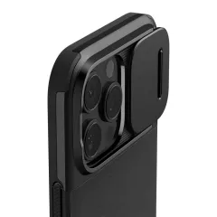 Apple iPhone 16 Pro dėklas Juoda SPIGEN OPTIK ARMOR MAG MAGSAFE