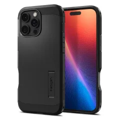 Apple iPhone 16 Pro dėklas Juoda SPIGEN TOUGH ARMOR MAG MAGSAFE