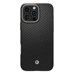 Apple iPhone 16 Pro dėklas Juoda SPIGEN ENZO ARAMID MAG MAGSAFE