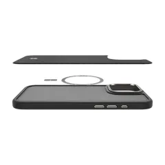 Apple iPhone 16 Pro dėklas Juoda SPIGEN ENZO ARAMID MAG MAGSAFE