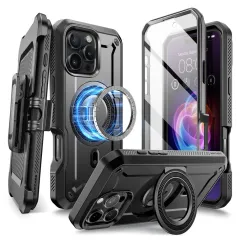 Apple iPhone 16 Pro dėklas Juoda SUPCASE UB PRO MAG MAGSAFE
