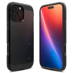 Apple iPhone 16 Pro dėklas Juoda SPIGEN TOUGH ARMOR ”T” MAG MAGSAFE