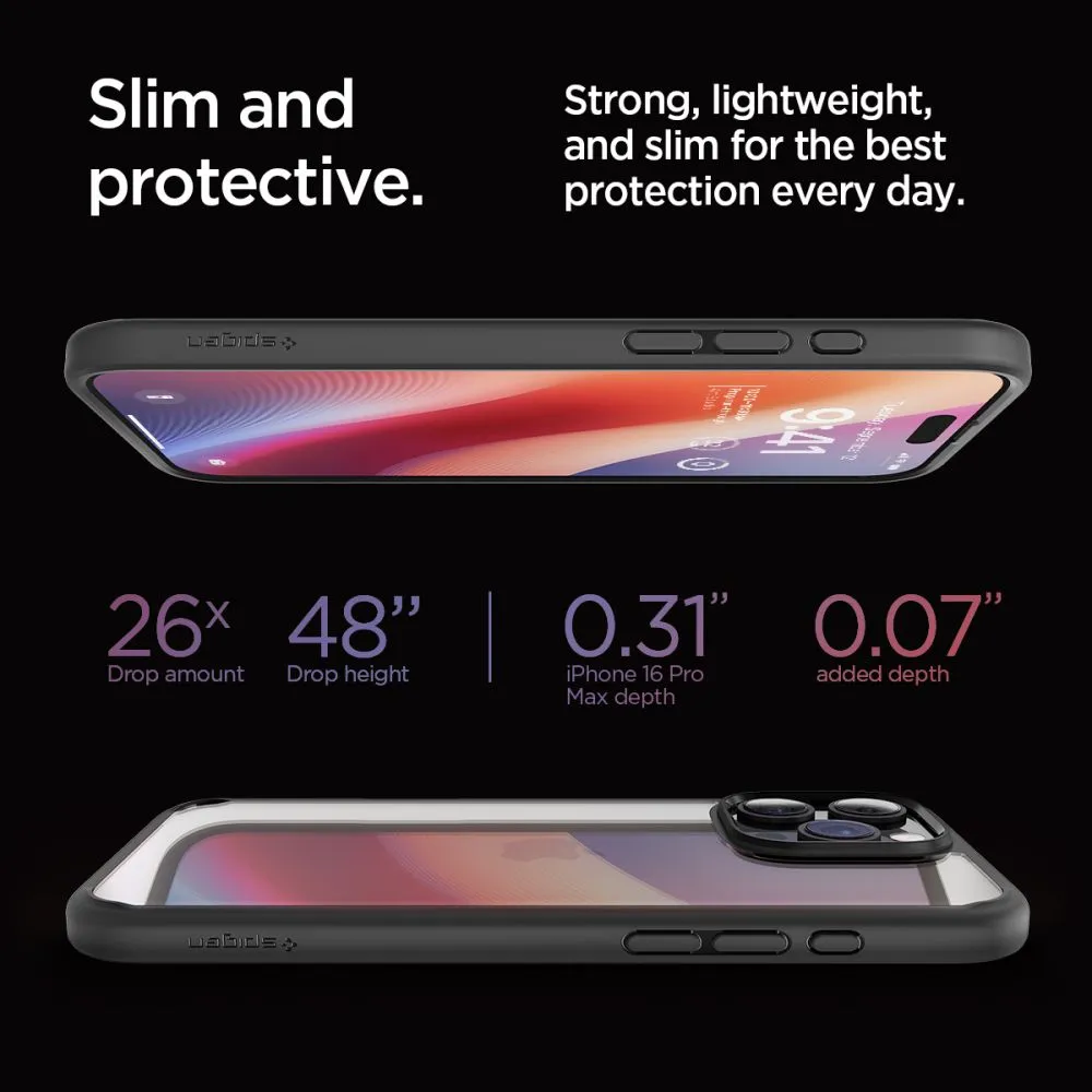 Apple iPhone 16 Pro Max skal  SPIGEN ULTRA HYBRID