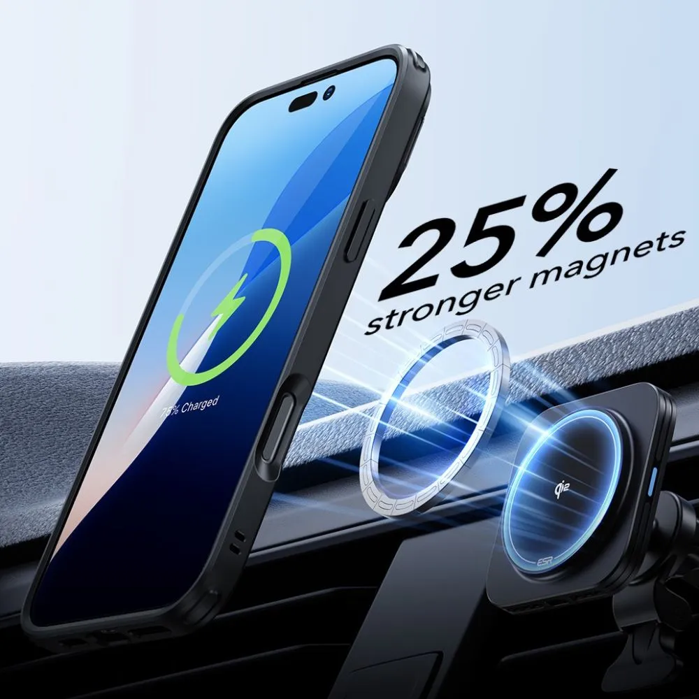 Apple iPhone 16 Pro Max ümbris  ESR CLASSIC HYBRID KICKSTAND HALOLOCK MAGSAFE & TEMPERED GLASS