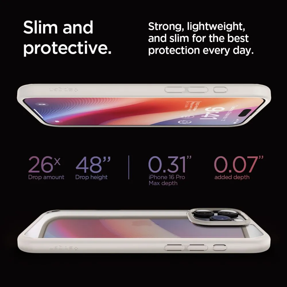 Apple iPhone 16 Pro Max skal  SPIGEN ULTRA HYBRID