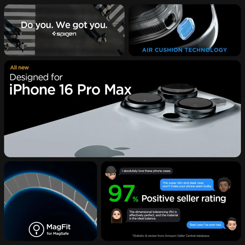 Apple iPhone 16 Pro Max vāciņš  SPIGEN ENZO ARAMID MAG MAGSAFE