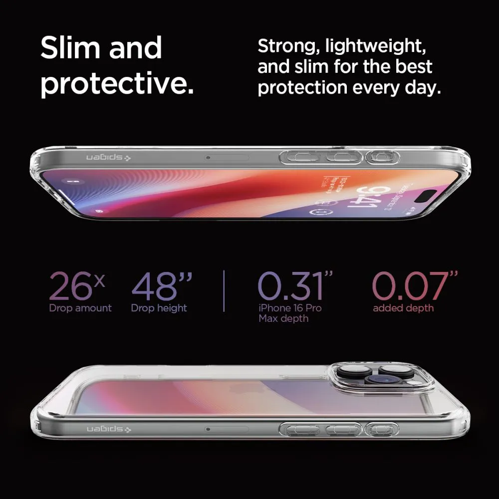 Apple iPhone 16 Pro Max чехол прозрачный SPIGEN ULTRA HYBRID