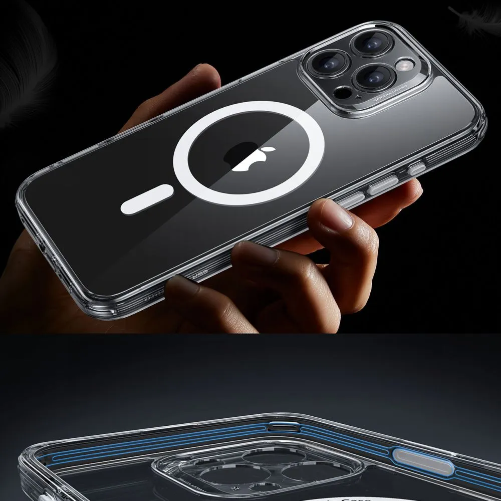 Apple iPhone 16 Pro Max case transparent ESR CLASSIC PRO SET HALOLOCK MAGSAFE
