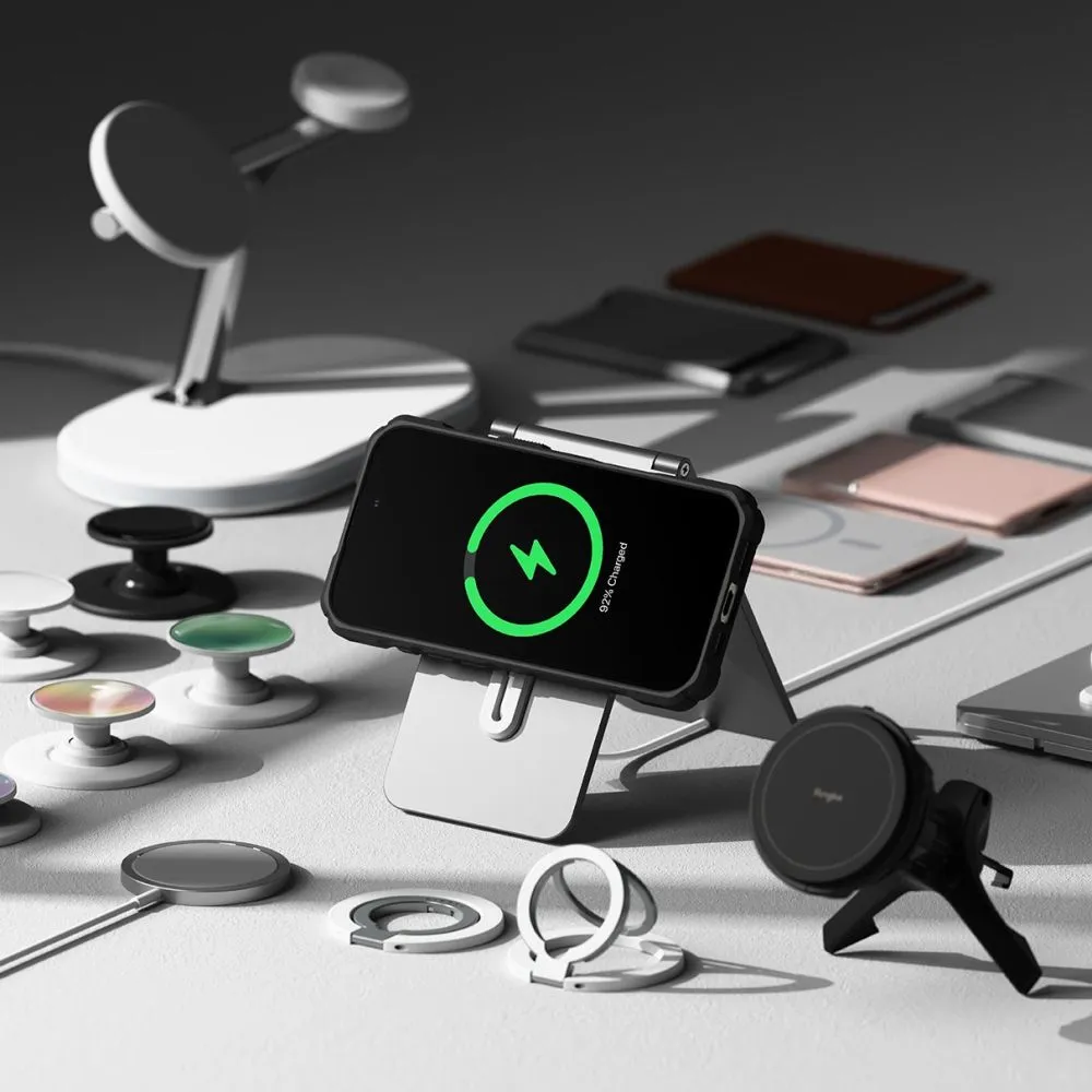 Apple iPhone 16 Pro Max suojakuori musta RINGKE RUGGED GEAR MAGNETIC MAGSAFE