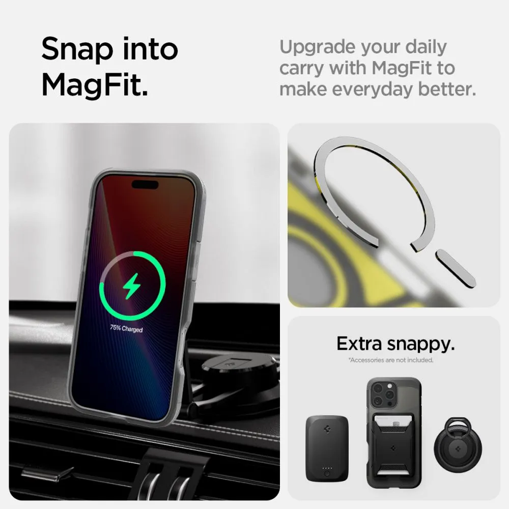 Apple iPhone 16 Pro Max skal svart SPIGEN TOUGH ARMOR MAG MAGSAFE