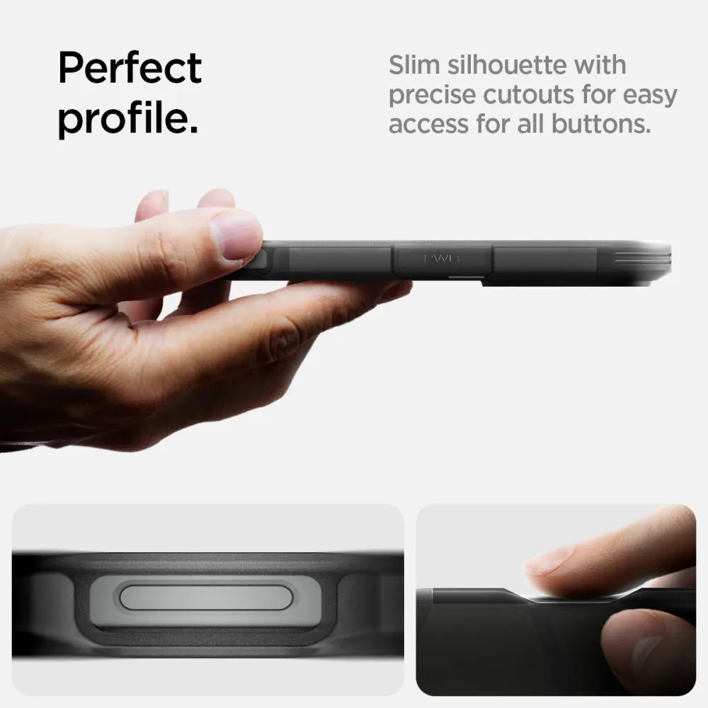 Apple iPhone 16 Pro Max skal svart SPIGEN TOUGH ARMOR MAG MAGSAFE