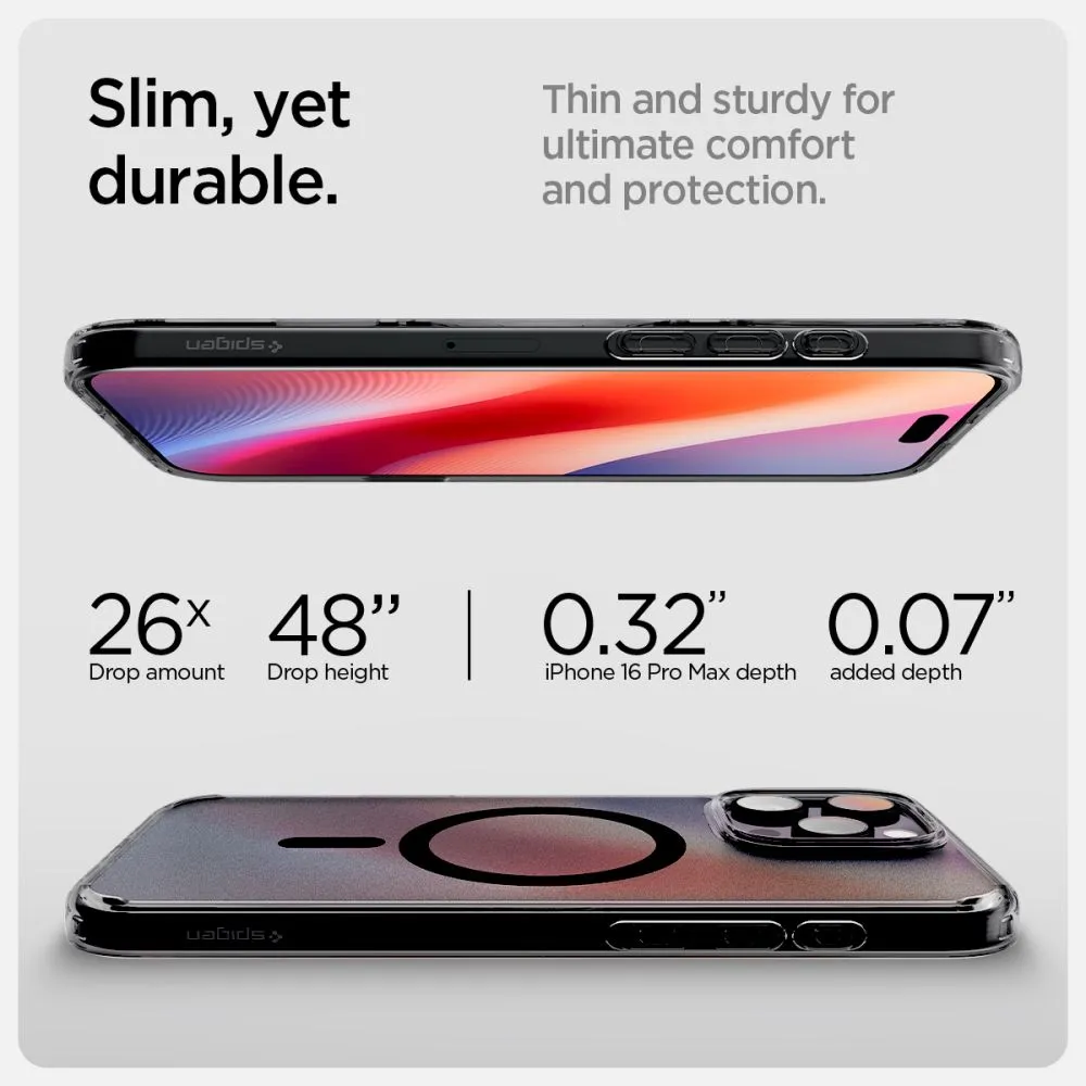 Apple iPhone 16 Pro Max чехол черный SPIGEN ULTRA HYBRID ”T” MAG MAGSAFE