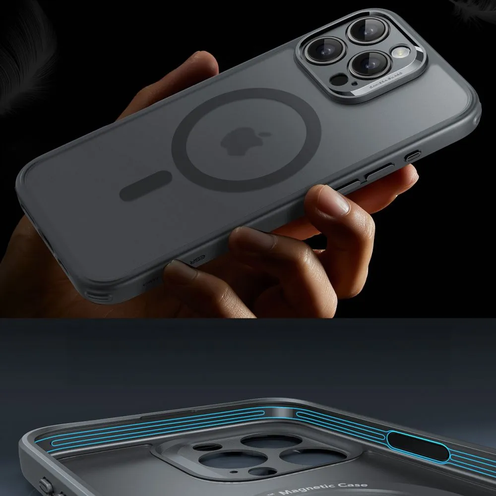 Apple iPhone 16 Pro Max skal grå ESR CLASSIC PRO SET HALOLOCK MAGSAFE