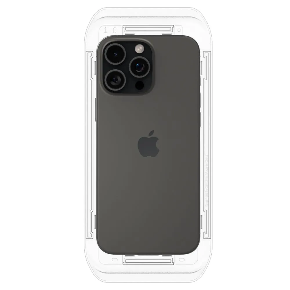 Apple iPhone 16 Pro Max skärmskydd SPIGEN GLAS.TR ”EZ FIT” 2-PACK