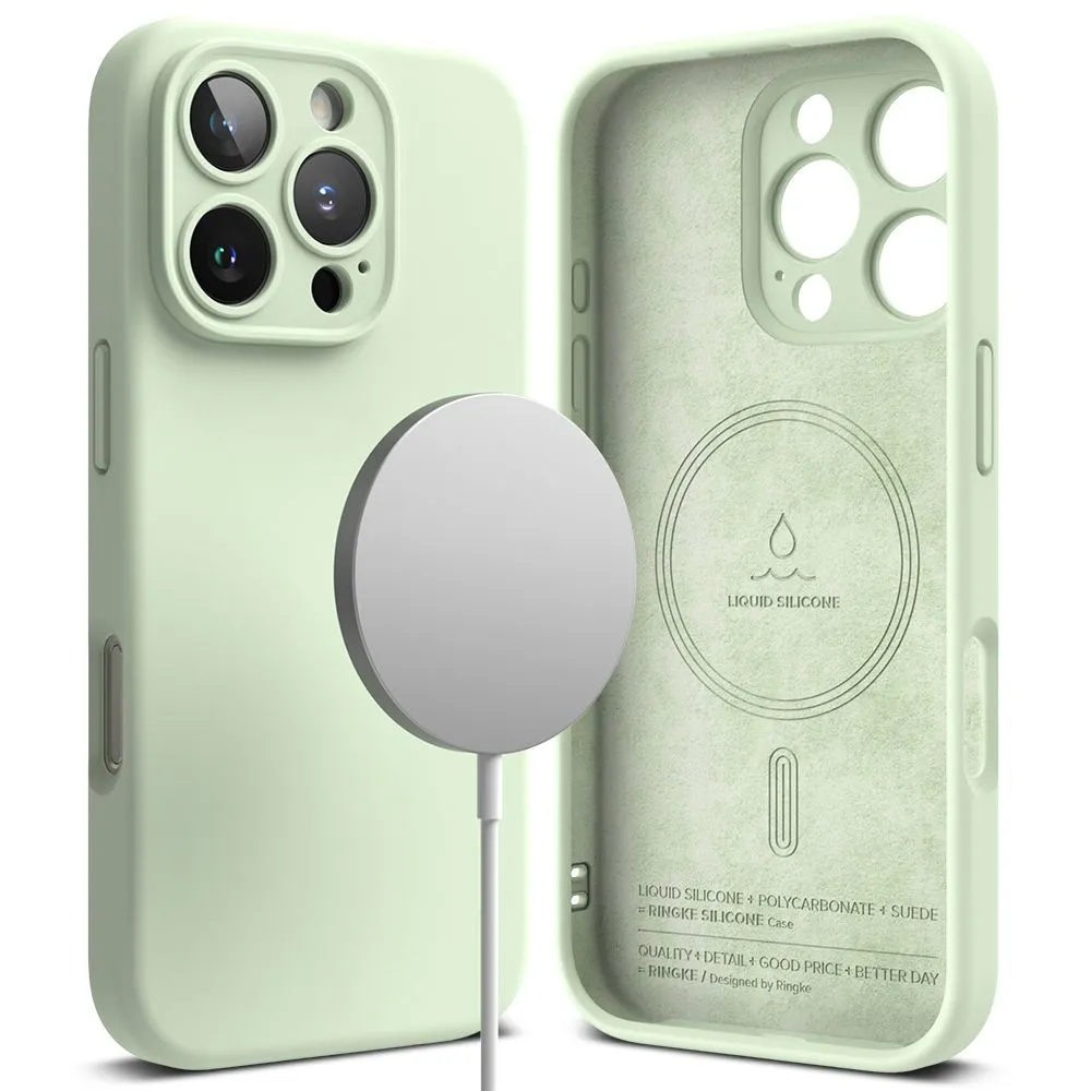 Apple iPhone 16 Pro Max dėklas RINGKE SILICONE MAGNETIC MAGSAFE