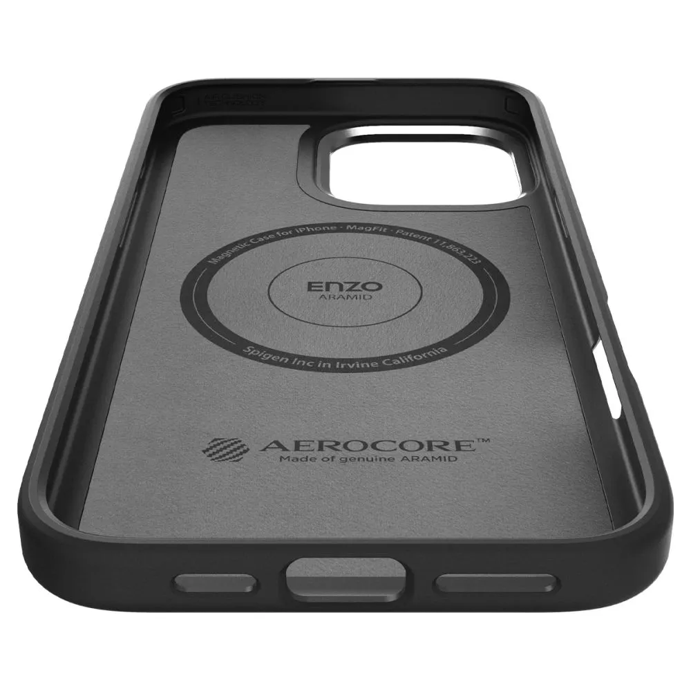 Apple iPhone 16 Pro Max skal SPIGEN ENZO ARAMID MAG MAGSAFE