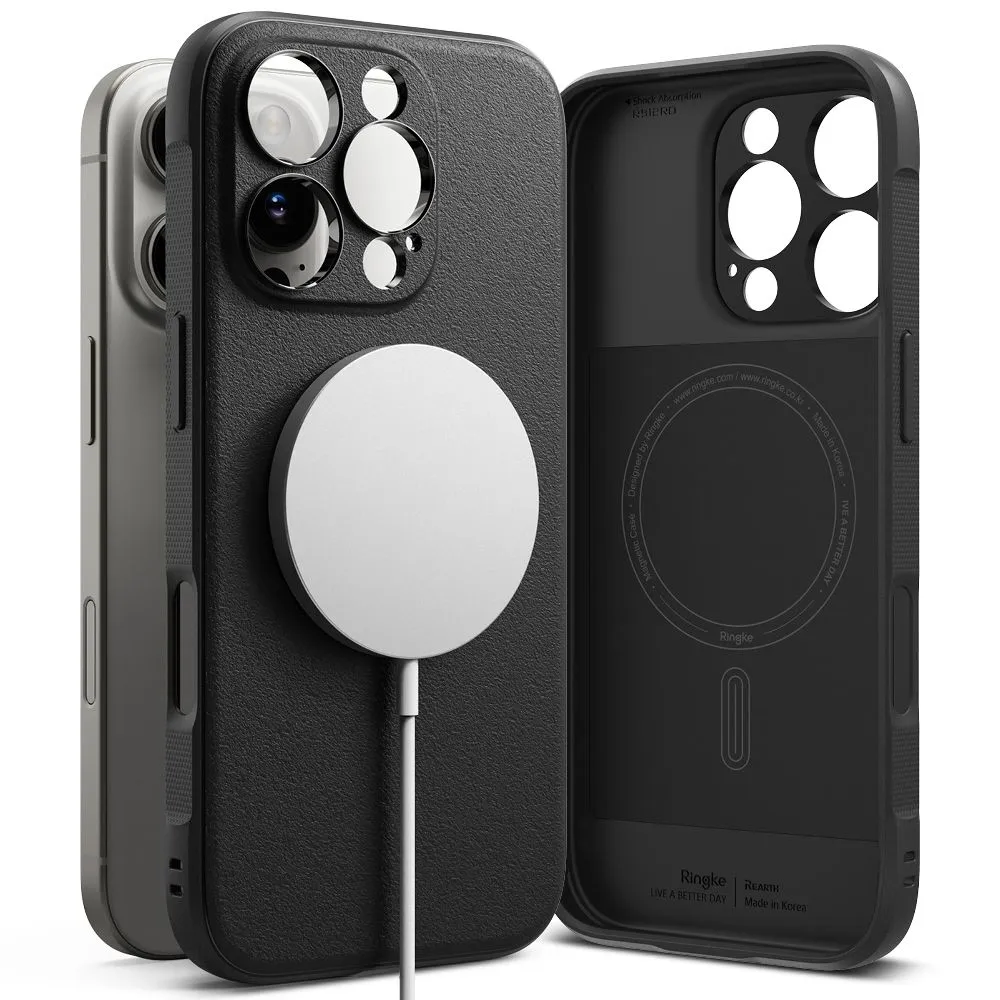 Apple iPhone 16 Pro Max skal svart RINGKE ONYX MAGNETIC MAGSAFE