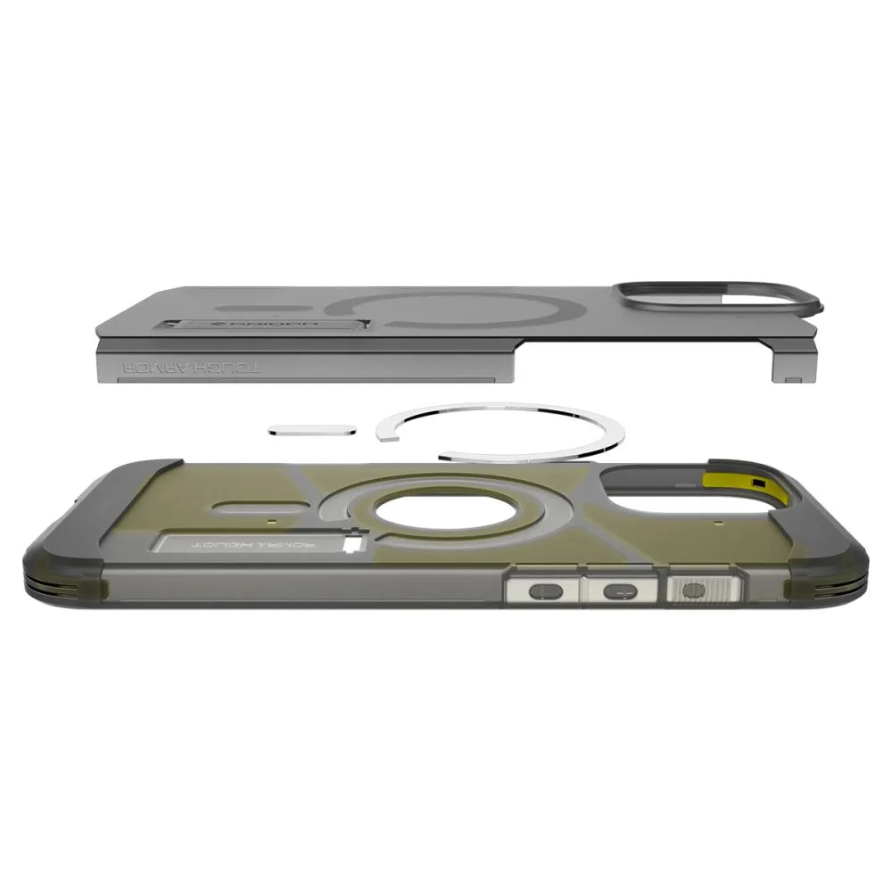 Apple iPhone 16 Pro Max skal svart SPIGEN TOUGH ARMOR MAG MAGSAFE