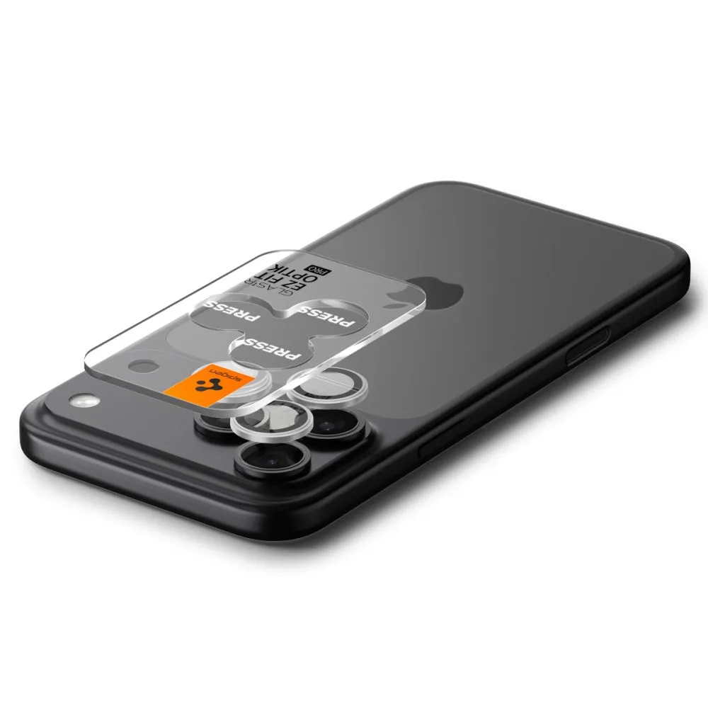 Apple iPhone 16 Pro Max kaitseklaas SPIGEN OPTIK PRO GLAS.TR ”EZ FIT” CAMERA PROTECTOR 2-PACK