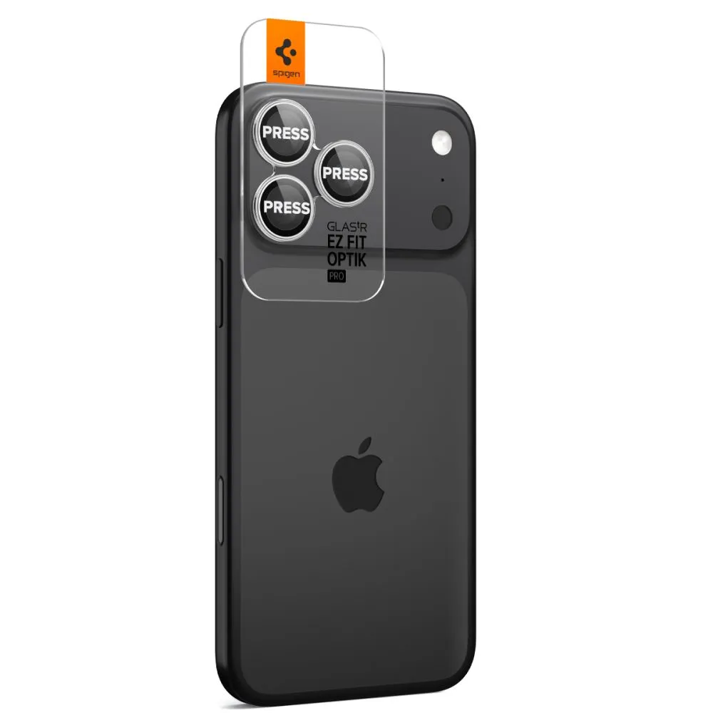Apple iPhone 16 Pro Max kaitseklaas SPIGEN OPTIK PRO GLAS.TR ”EZ FIT” CAMERA PROTECTOR 2-PACK