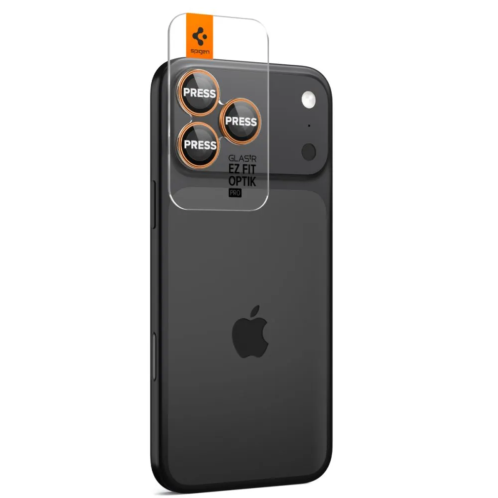 Apple iPhone 16 Pro Max kaitseklaas  SPIGEN OPTIK PRO GLAS.TR ”EZ FIT” CAMERA PROTECTOR 2-PACK