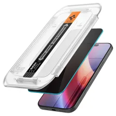 Apple iPhone 16 Pro Max skärmskydd  SPIGEN GLAS.TR ”EZ FIT” PRIVACY 2-PACK