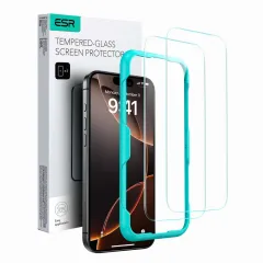 iPhone iPhone 16 Pro Max skärmskydd ESR TEMPERED GLASS 2-PACK Apple iPhone 16 Pro Max