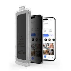 Apple iPhone 16 Pro Max kaitseklaas  TECH-PROTECT QUICK SET SPY+ PRIVACY 2-PACK