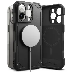 Apple iPhone 16 Pro Max suojakuori musta RINGKE RUGGED GEAR MAGNETIC MAGSAFE