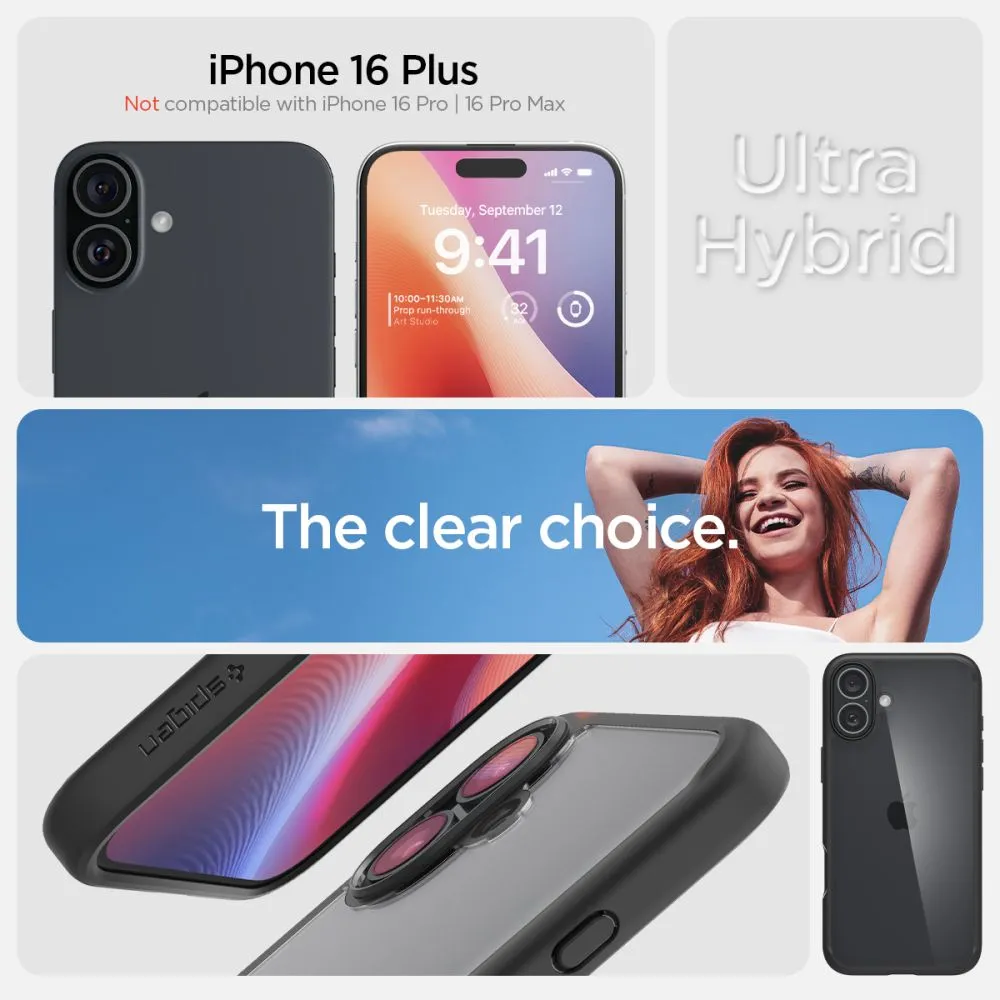 Apple iPhone 16 Plus vāciņš  SPIGEN ULTRA HYBRID