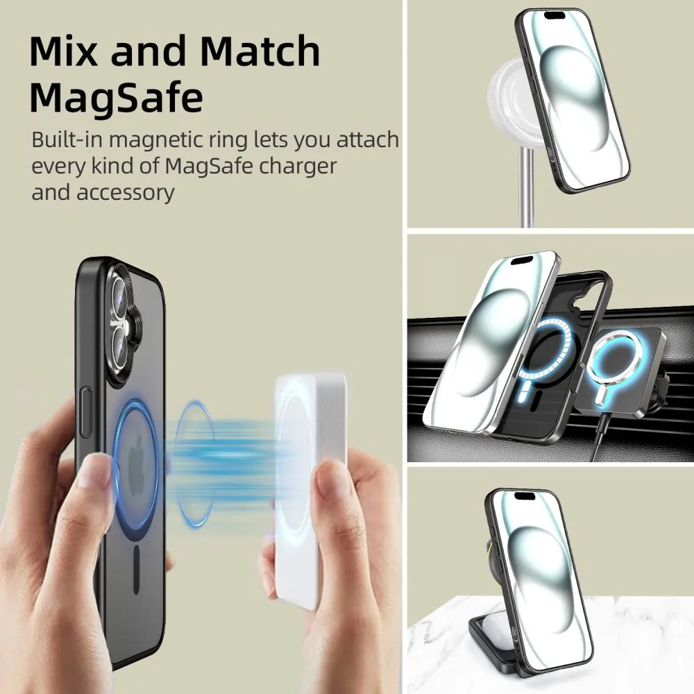 Apple iPhone 16 Plus vāciņš  TECH-PROTECT MAGMAT MAGSAFE
