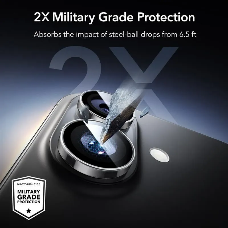 Apple iPhone 16 Plus Ekrano apsaugos ESR ARMORITE CAMERA PROTECTOR