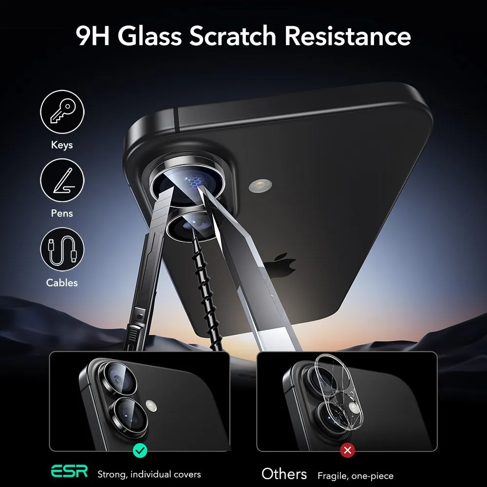Apple iPhone 16 Plus Ekrano apsaugos ESR ARMORITE CAMERA PROTECTOR