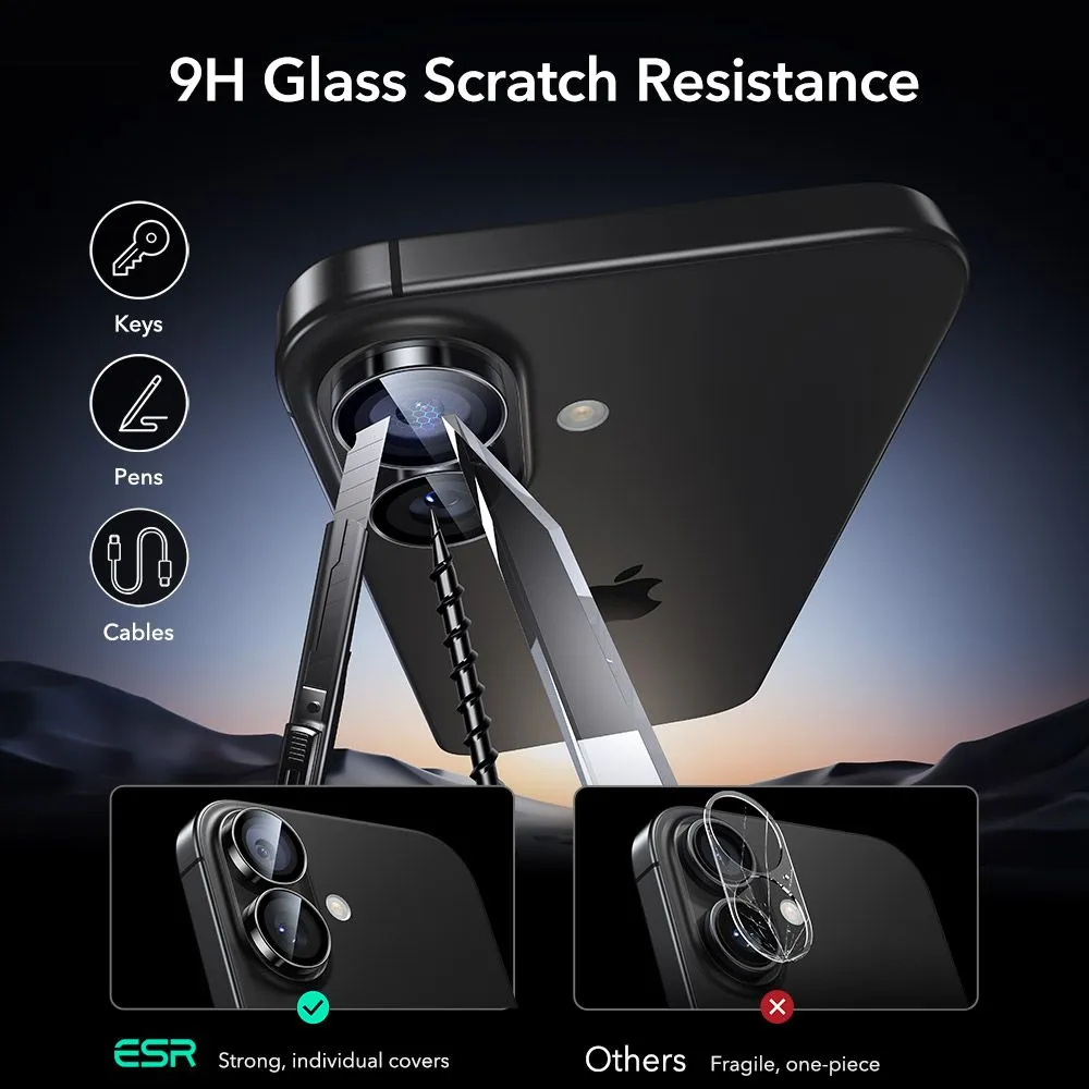 Apple iPhone 16 Plus Ekraanikaitsed ESR ARMORITE CAMERA PROTECTOR