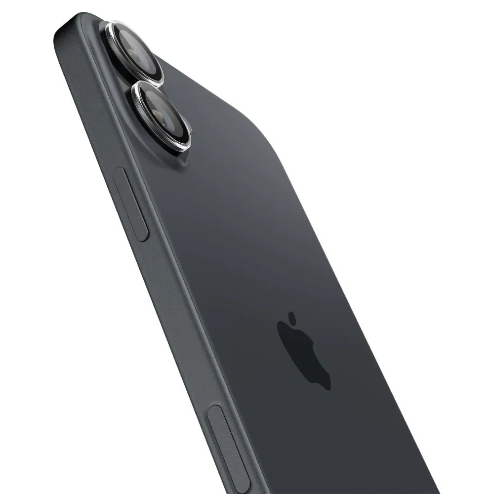 Apple iPhone 16 Plus skärmskydd SPIGEN OPTIK PRO GLAS.TR ”EZ FIT” CAMERA PROTECTOR 2-PACK