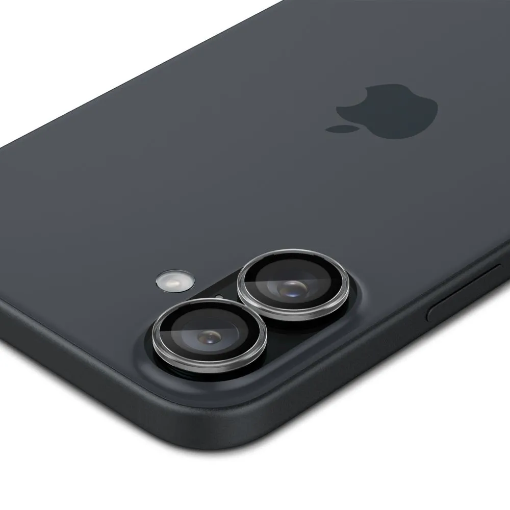 Apple iPhone 16 Plus skärmskydd SPIGEN OPTIK PRO GLAS.TR ”EZ FIT” CAMERA PROTECTOR 2-PACK