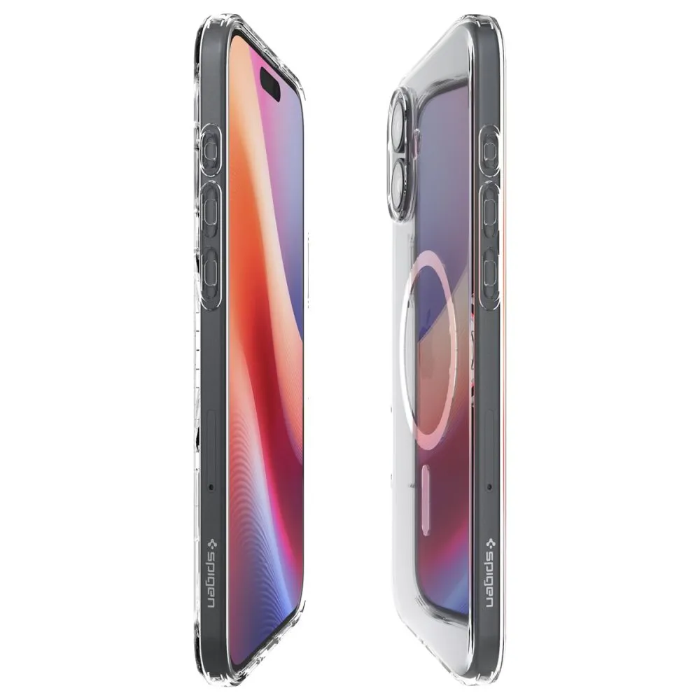 Apple iPhone 16 Plus vāciņš caurspīdīgs SPIGEN LIQUID CRYSTAL MAG MAGSAFE