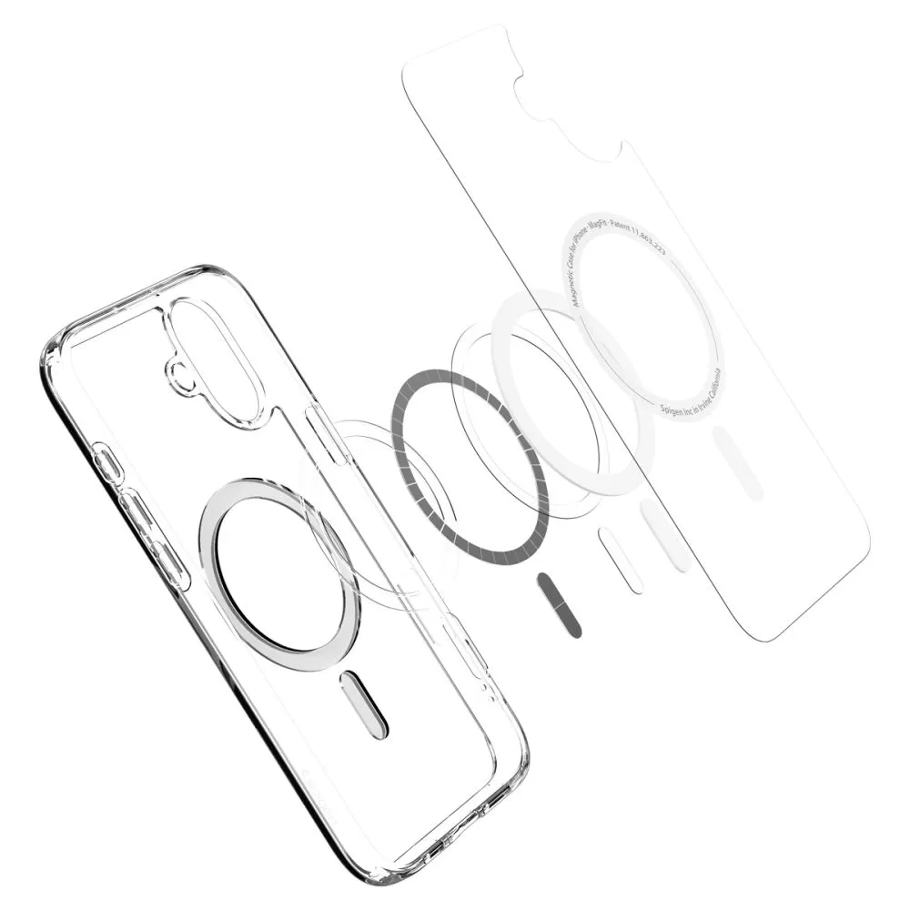 Apple iPhone 16 Plus vāciņš caurspīdīgs SPIGEN ULTRA HYBRID MAG MAGSAFE