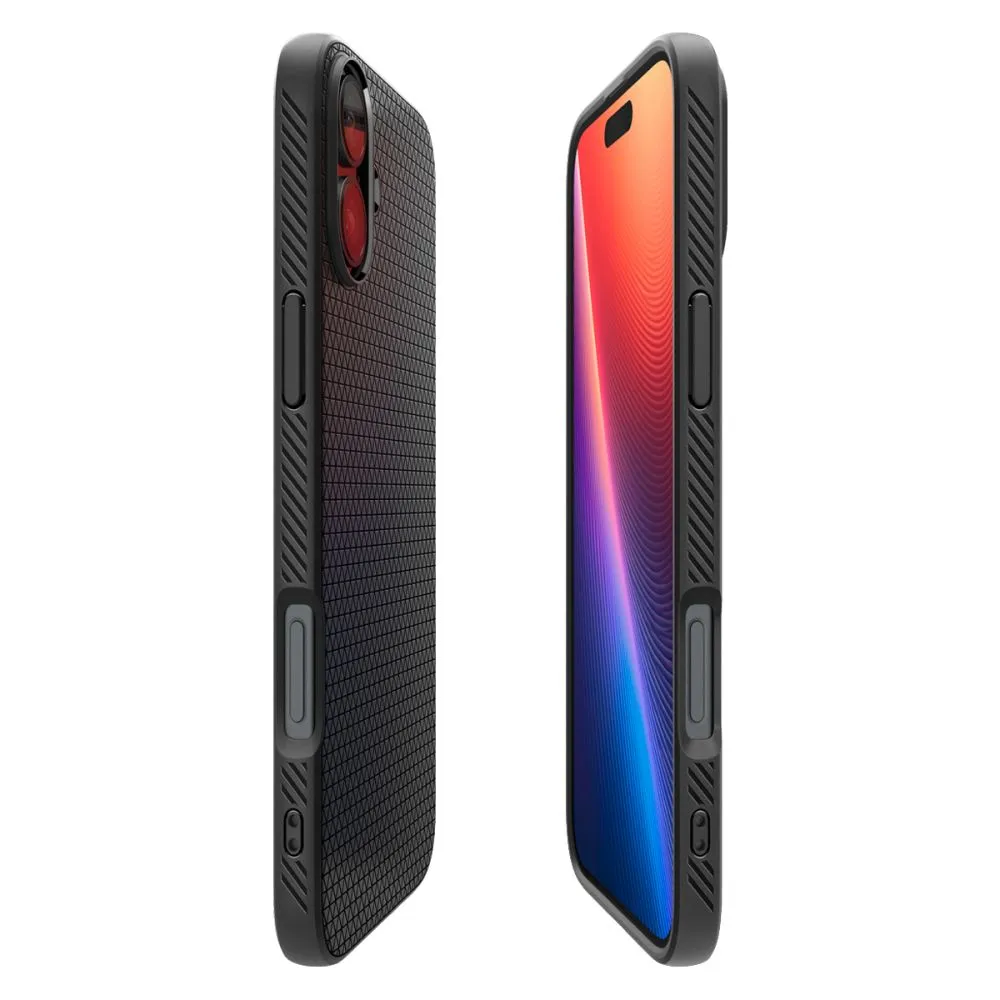 Apple iPhone 16 Plus vāciņš melns SPIGEN LIQUID AIR