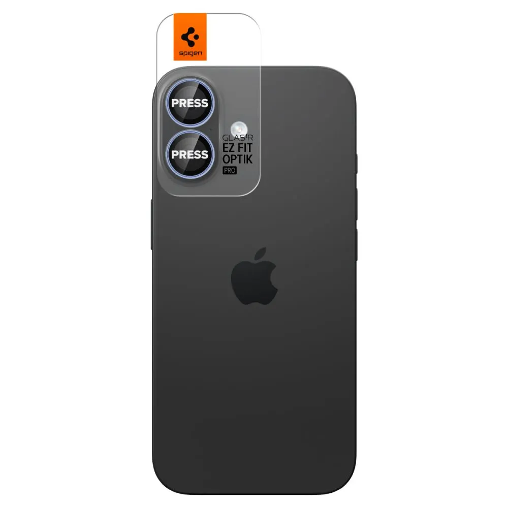 Apple iPhone 16 Plus kaitseklaas SPIGEN OPTIK PRO GLAS.TR ”EZ FIT” CAMERA PROTECTOR 2-PACK