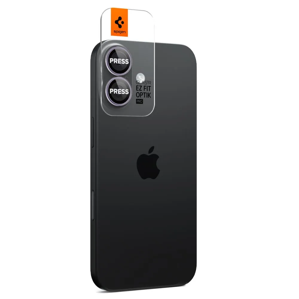 Apple iPhone 16 Plus kaitseklaas SPIGEN OPTIK PRO GLAS.TR ”EZ FIT” CAMERA PROTECTOR 2-PACK