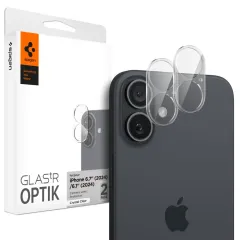 Apple iPhone 16 Plus apsauginis stiklas  SPIGEN OPTIK GLAS.TR CAMERA PROTECTOR 2-PACK