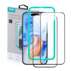 iPhone iPhone 16 Plus skärmskydd ESR TEMPERED GLASS 2-PACK Apple iPhone 16 Plus