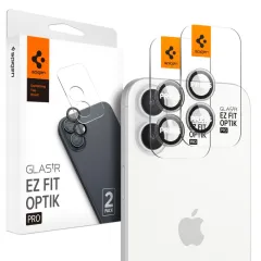 iPhone iPhone 16 Plus skärmskydd SPIGEN OPTIK PRO GLAS.TR ”EZ FIT” CAMERA PROTECTOR 2-PACK Apple iPhone 16 Plus