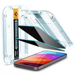 Apple iPhone 16 Plus skärmskydd  SPIGEN GLAS.TR ”EZ FIT” 2-PACK PRIVACY